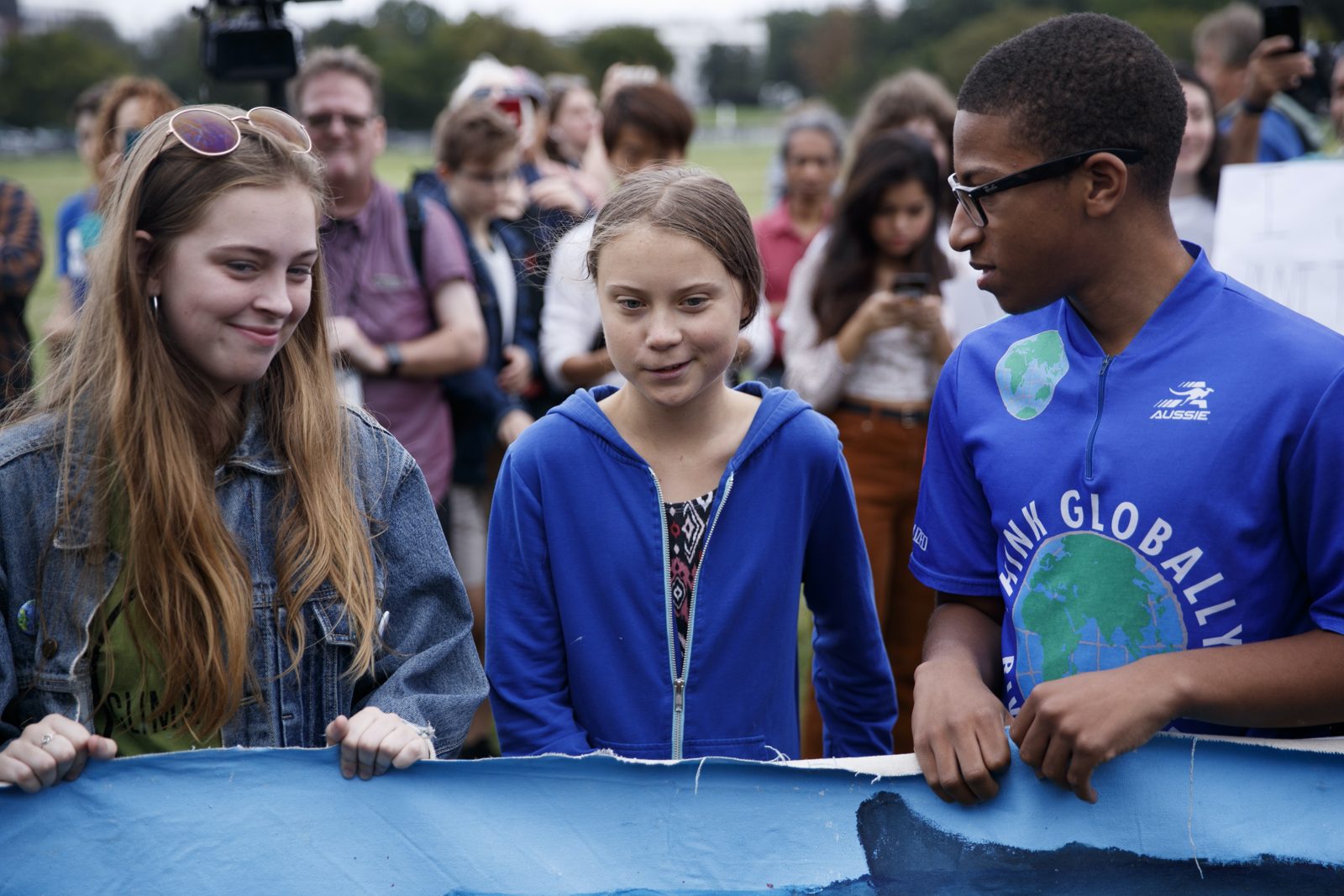 Greta Thunberg at White House Climate Strike
