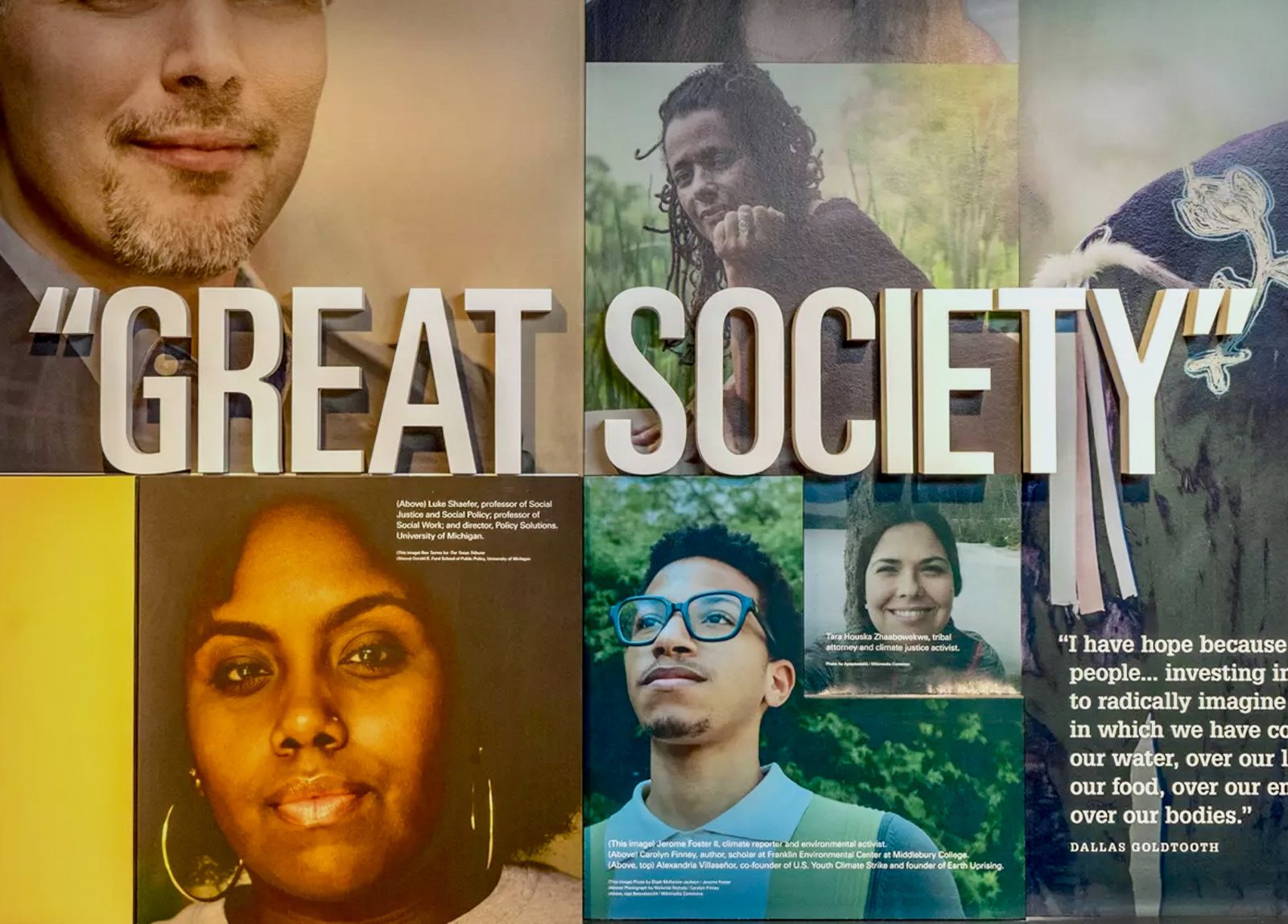 Featured in "The Great Society" Today Mural, LBJ Presidential Library, Austin